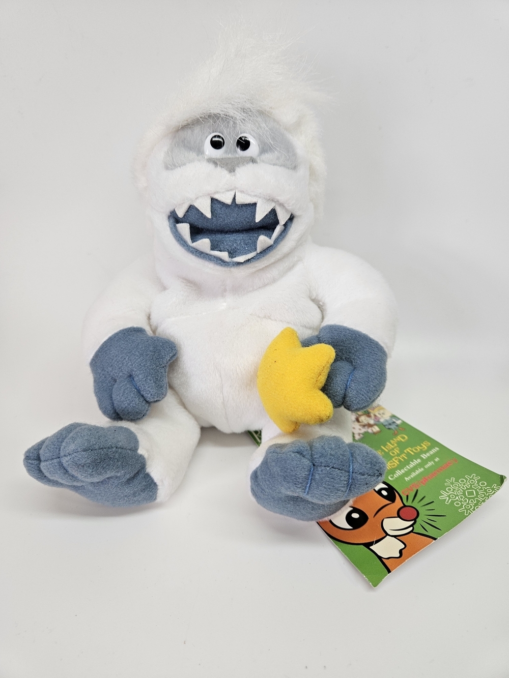 NEW VINTAGE Stuffins CVS Rudolph Bumble Abominable Snowman 6" Plush 1998